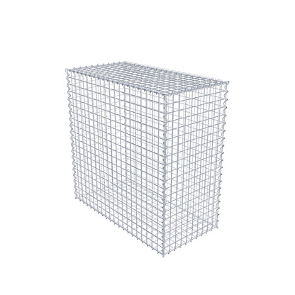 Gabião 100 cm x 100 cm x 50 cm (C x A x P), malhagem 5 cm x 5 cm, espiral