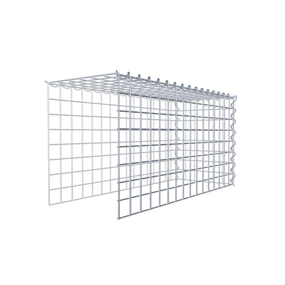 Add-on schanskorf type 4 80 cm x 40 cm x 30 cm (L x H x D), maaswijdte 5 cm x 5 cm, spiraalvormig