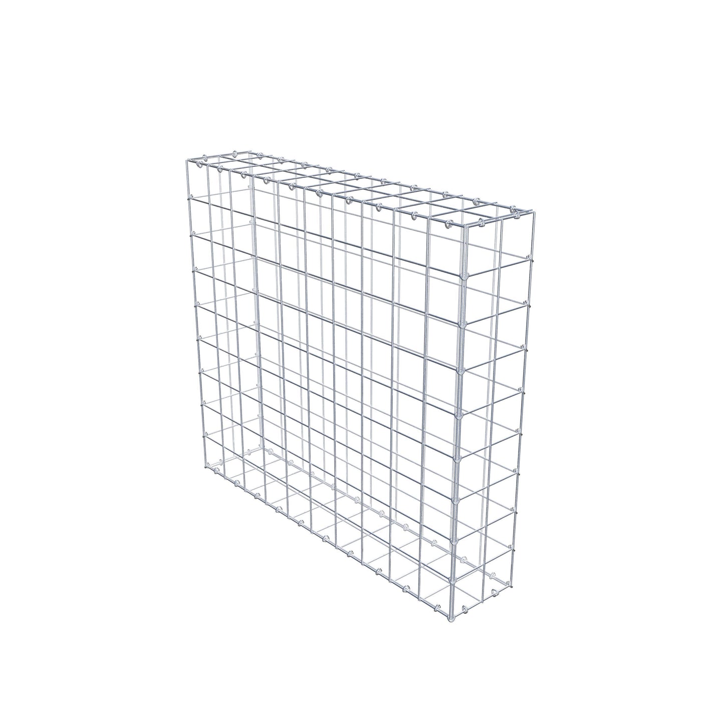 Schanskorf 100 cm x 90 cm x 20 cm (L x H x D), maaswijdte 10 cm x 10 cm, C-ring