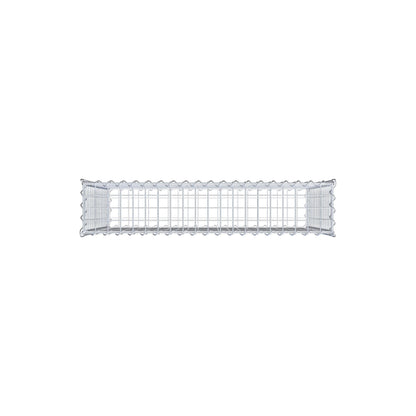Gabion 100 cm x 80 cm x 20 cm (L x H x D), maskestørrelse 5 cm x 5 cm, spiral