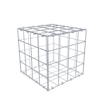 Gabione 40 cm x 40 cm x 40 cm (L x H x T), Maschenweite 10 cm x 10 cm, C-Ring