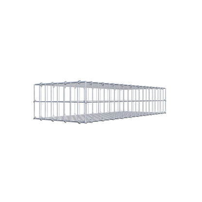 Schanskorf 100 cm x 20 cm x 40 cm (L x H x D), maaswijdte 5 cm x 10 cm, C-ring