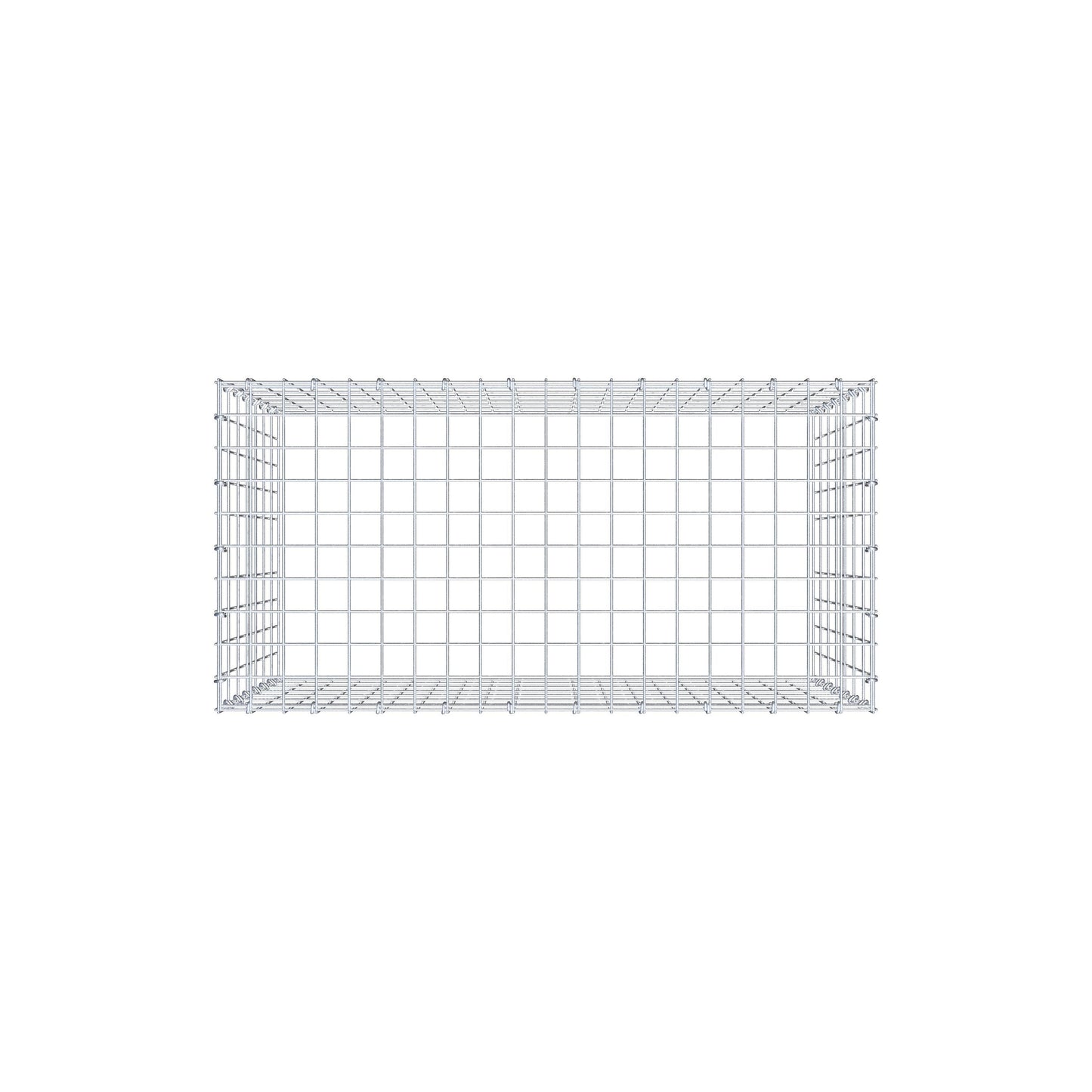 Fourche rapportée type 3 100 cm x 70 cm x 50 cm (L x H x P), mailles 5 cm x 10 cm, anneau C
