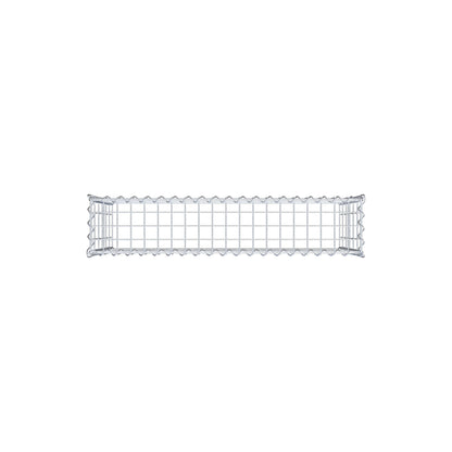 Gabion rapporté type 3 100 cm x 60 cm x 20 cm (L x H x P), mailles 5 cm x 10 cm, spirale