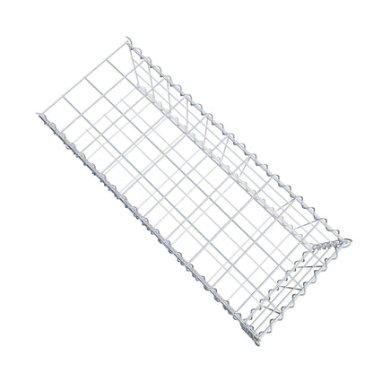 Add-on schanskorf type 2 100 cm x 30 cm x 40 cm (L x H x D), maaswijdte 10 cm x 10 cm, spiraal
