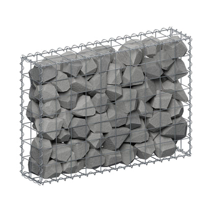 Schanskorf 100 cm x 70 cm x 20 cm (L x H x D), maaswijdte 10 cm x 10 cm, spiraalvormig