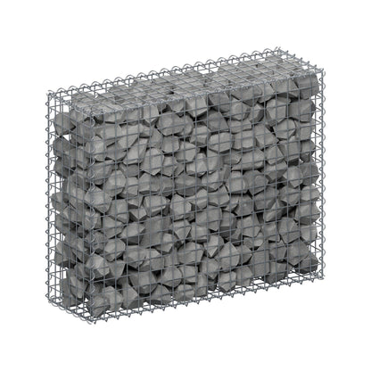 Gabion 100 cm x 80 cm x 30 cm (L x H x P), mailles 5 cm x 5 cm, spirale