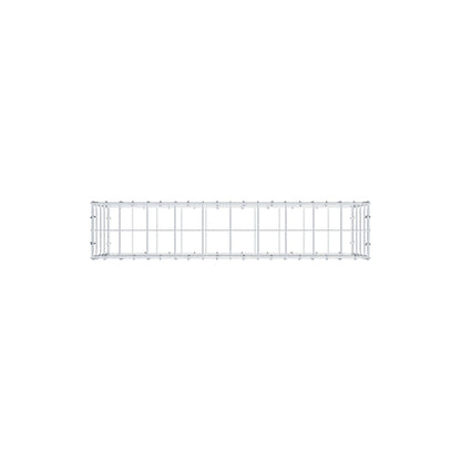 Gabion 100 cm x 40 cm x 20 cm (L x H x D), mesh size 10 cm x 10 cm, C-ring