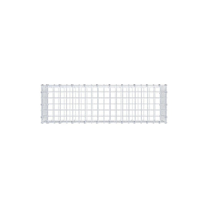 Gabião 100 cm x 30 cm x 30 cm (C x A x P), malhagem 5 x 5 cm, anel espiral