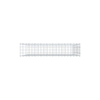 Monteret gabion type 2 100 cm x 100 cm x 20 cm, maskestørrelse 5 cm x 10 cm, C-ring