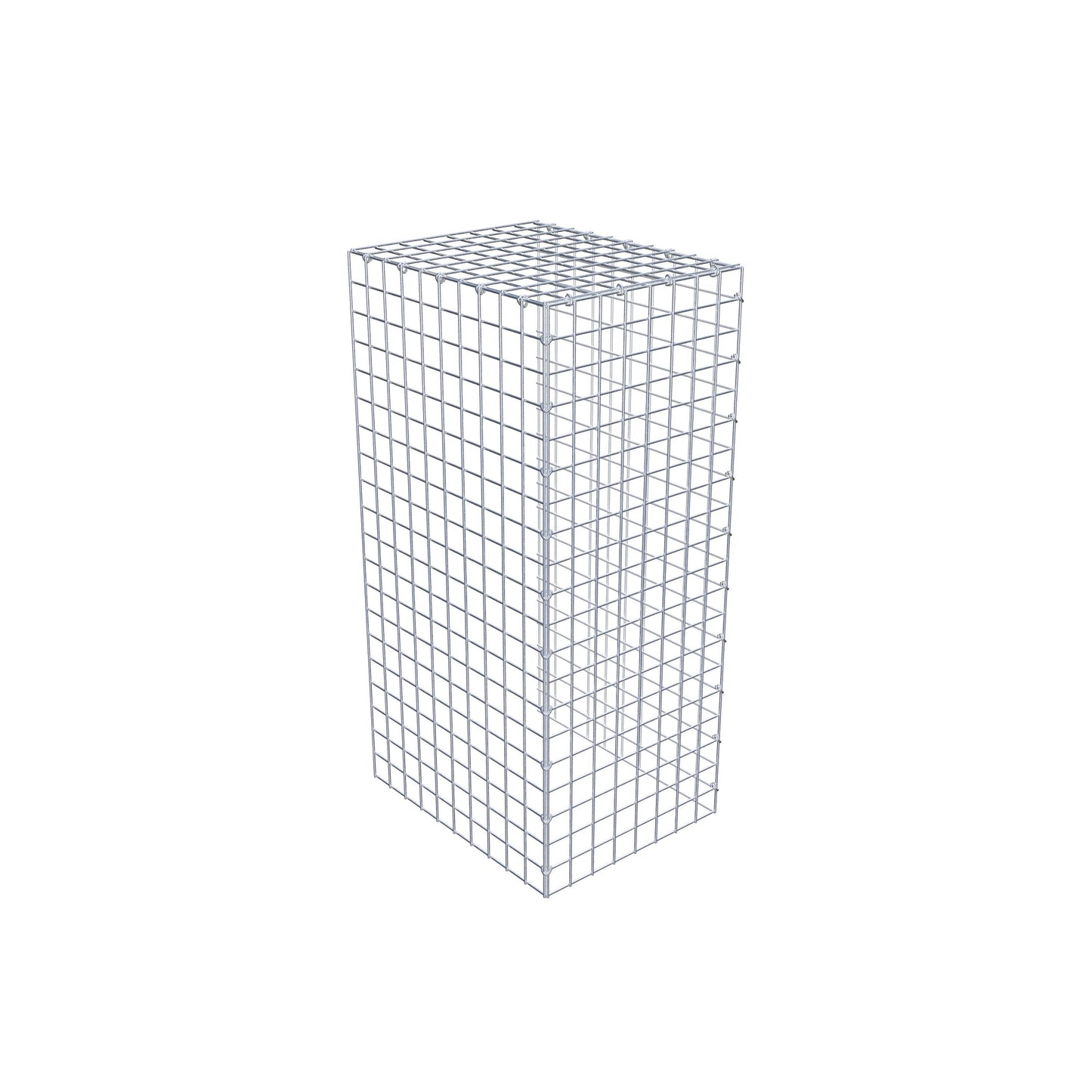 Opzetpaal type 4 100 cm x 50 cm x 40 cm (L x H x D), maaswijdte 5 cm x 5 cm, C-ring