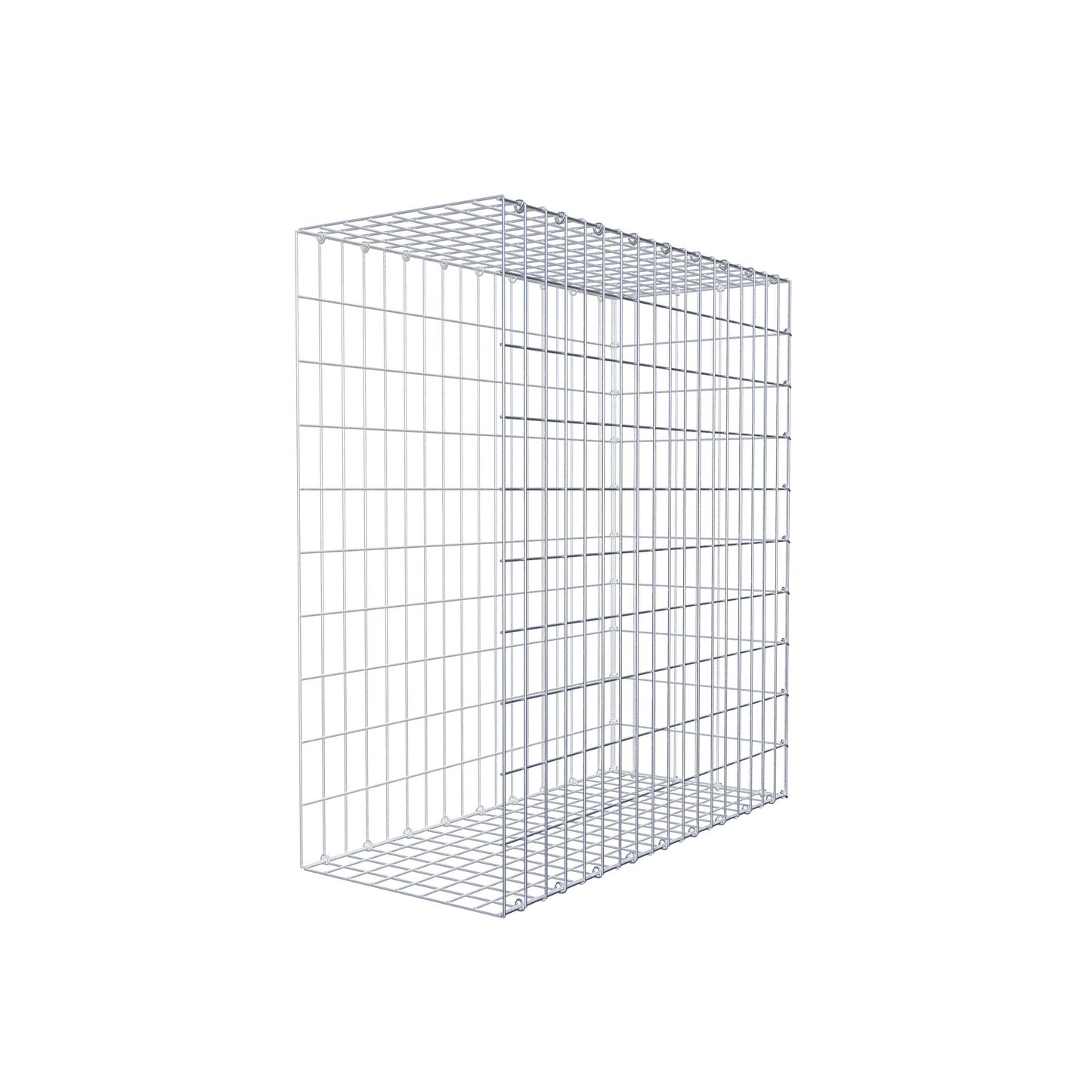 Opzetpaal type 2 100 cm x 90 cm x 40 cm, maaswijdte 5 cm x 10 cm, C-ring