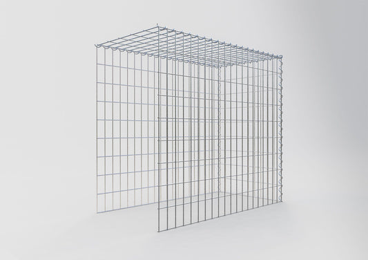 Extra gabion typ 4 100 cm x 90 cm x 50 cm (L x H x D), maskstorlek 5 cm x 10 cm, spiral