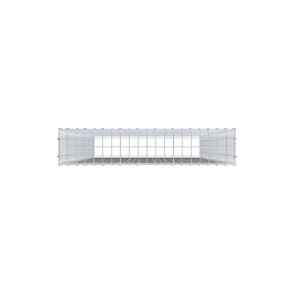 Opzetpaal type 3 200 cm x 100 cm x 20 cm (L x H x D), maaswijdte 5 cm x 5 cm, C-ring