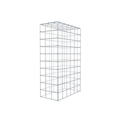 Type 3 oplegkorf 100 cm x 60 cm x 30 cm (L x H x D), maaswijdte 10 cm x 10 cm, C-ring