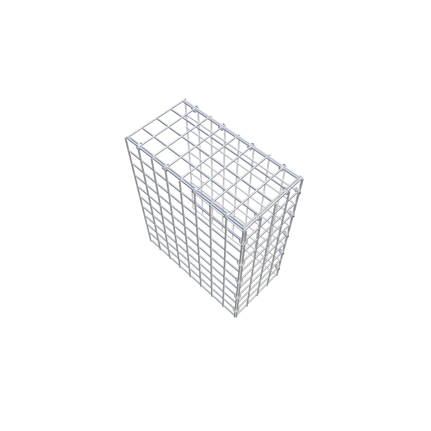 Toegevoegde pool type 4 50 cm x 40 cm x 20 cm (L x H x D), maaswijdte 5 cm x 5 cm, C-ring