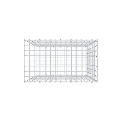 Opzetpaal type 2 100 cm x 70 cm x 40 cm, maaswijdte 5 cm x 10 cm, C-ring