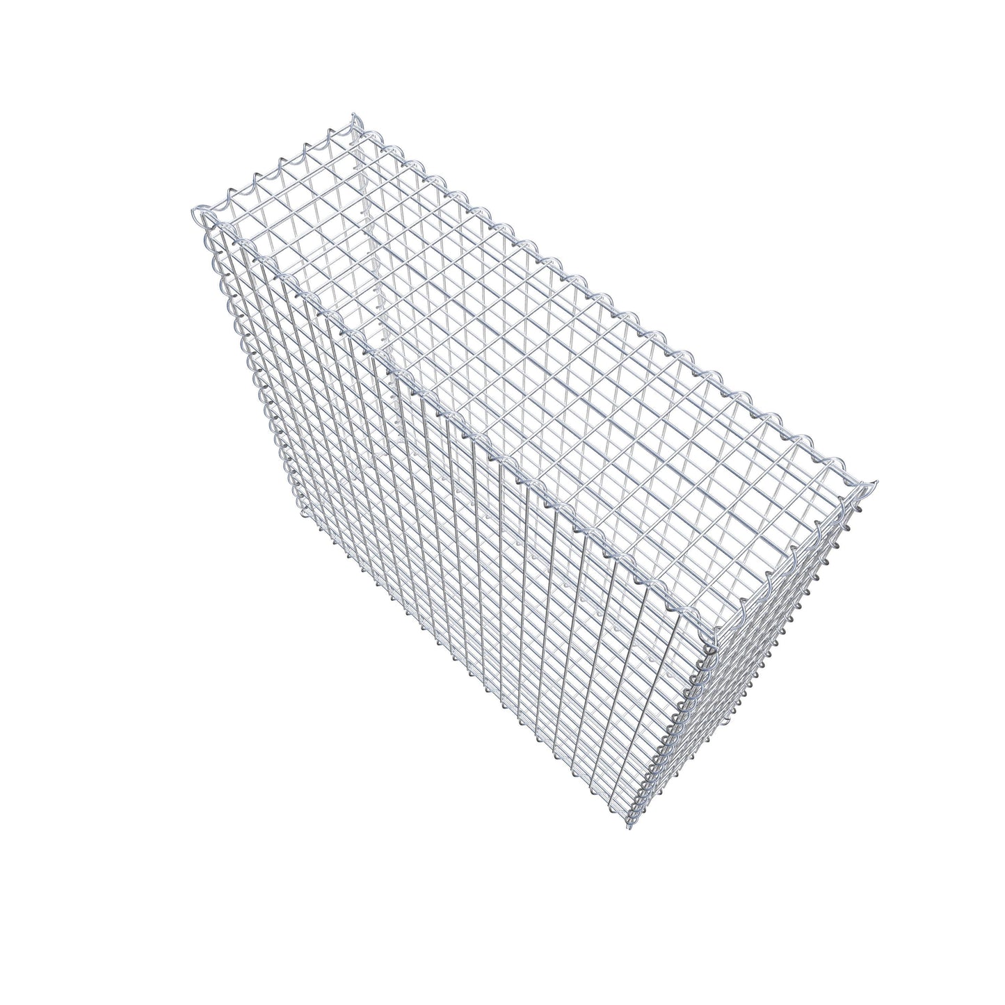 Gabion 100 cm x 90 cm x 30 cm (L x H x P), mailles 5 cm x 5 cm, spirale