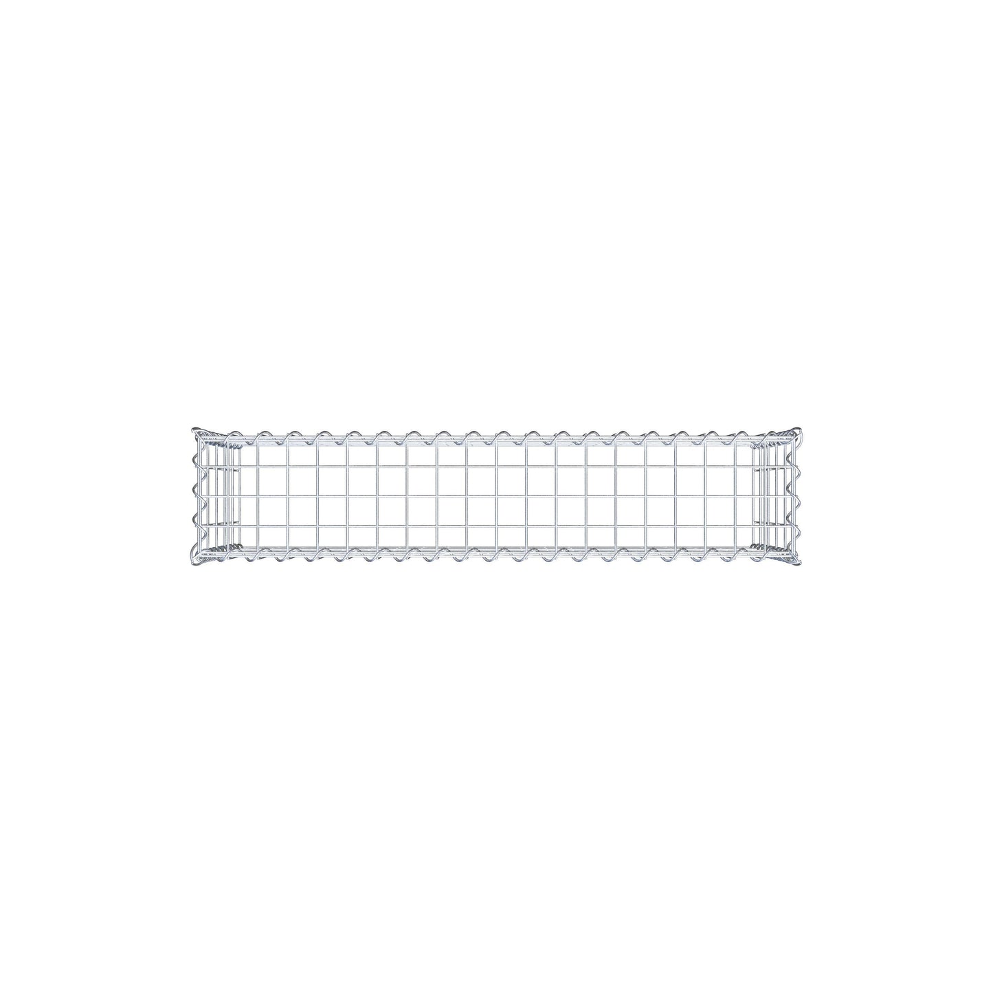 Anbaugabione Typ 3 100 cm x 50 cm x 20 cm (L x H x T), Maschenweite 5 cm x 10 cm, Spirale
