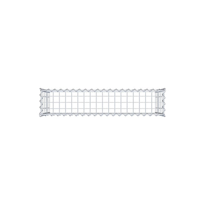 Anbaugabione Typ 3 100 cm x 50 cm x 20 cm (L x H x T), Maschenweite 5 cm x 10 cm, Spirale