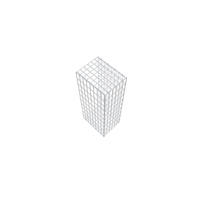 Anbaugabione Typ 2 100 cm x 40 cm x 30 cm, Maschenweite 5 cm x 10 cm, C-Ring