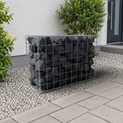 Gabion 100 cm x 70 cm x 40 cm (L x H x P), mailles 10 cm x 10 cm, spirale