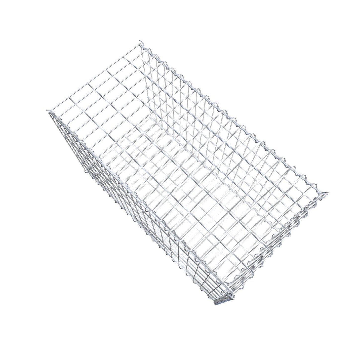 Add-on schanskorf type 2 100 cm x 60 cm x 50 cm (L x H x D), maaswijdte 5 cm x 10 cm, spiraalvormig