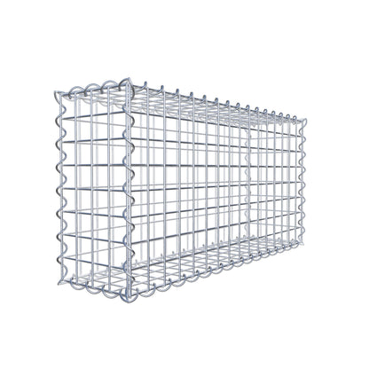 Gabion 80 cm x 40 cm x 20 cm (L x H x P), mailles 5 cm x 5 cm, spirale