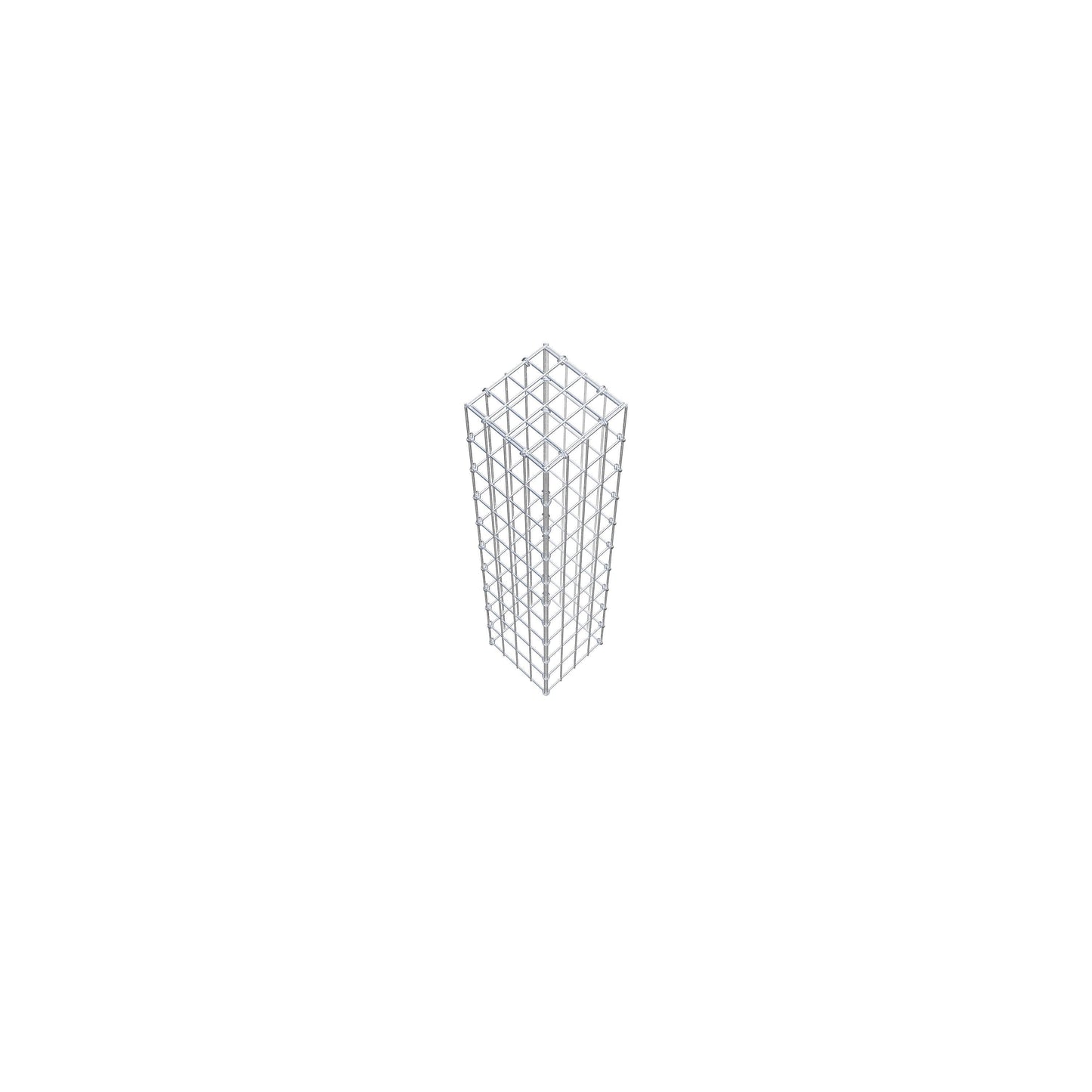 Type 3 oplegkorf 100 cm x 20 cm x 20 cm (L x H x D), maaswijdte 5 cm x 10 cm, C-ring
