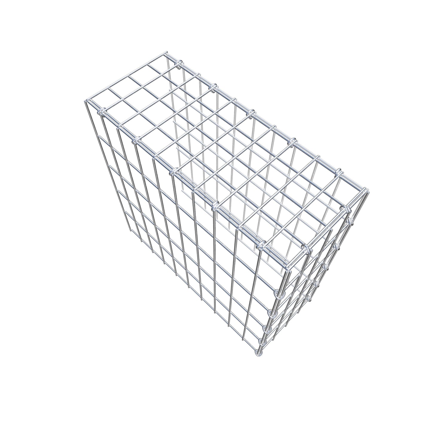 Add-on schanskorf type 4 50 cm x 50 cm x 20 cm (L x H x D), maaswijdte 5 cm x 10 cm, C-ring