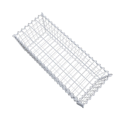 Schanskorf 100 cm x 40 cm x 40 cm (L x H x D), maaswijdte 5 cm x 10 cm, spiraalvormig