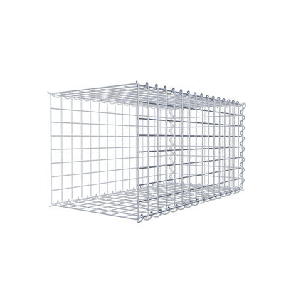 Anbaugabione Typ 2 80 cm x 40 cm x 40 cm (L x H x T), Maschenweite 5 cm x 5 cm, Spirale