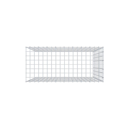 Opbouw schanskorf type 4 100 cm x 90 cm x 40 cm (L x H x D), maaswijdte 5 cm x 10 cm, C-ring