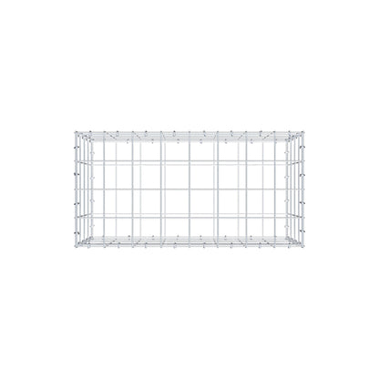 Gabione 80 cm x 40 cm x 40 cm (L x H x T), Maschenweite 10 cm x 10 cm, C-Ring