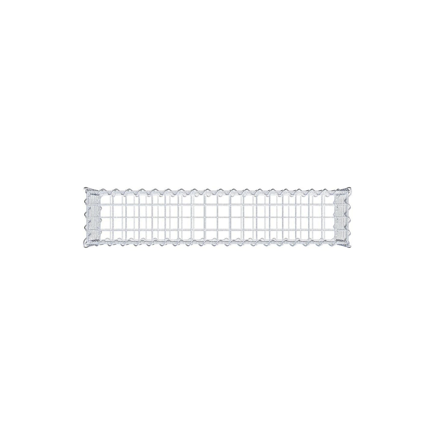 2er Set Gabionen 100 cm x 30 cm x 20 cm (L x H x T), Maschenweite 5 x 5 cm, Spirale