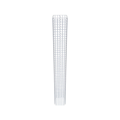 Gabionsøjle firkantet 27 cm x 27 cm, 230 cm høj, MW 5 cm x 5 cm