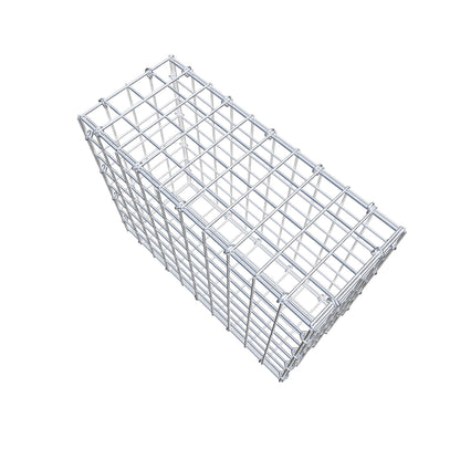 Gabion 50 cm x 40 cm x 20 cm (L x H x D), mesh size 5 cm x 5 cm, C-ring