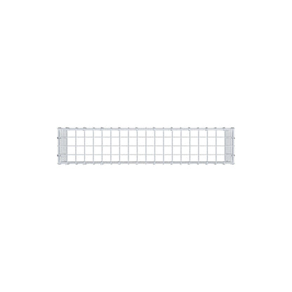 Monteret gabion type 3 100 cm x 30 cm x 20 cm (L x H x D), maskestørrelse 5 cm x 5 cm, C-ring