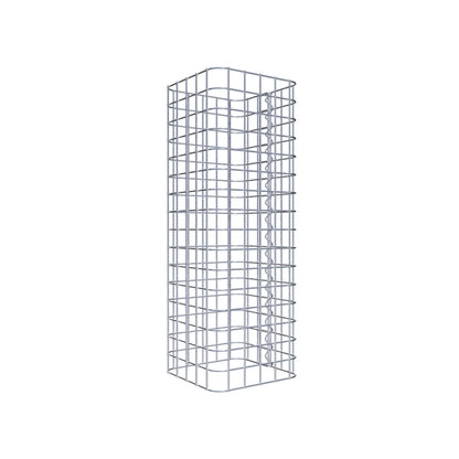 Gabionensäule eckig 27 cm x 27 cm, 80 cm Höhe, MW 5 cm x 5 cm