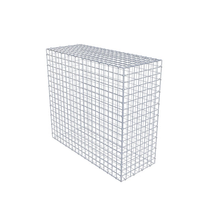 Gabbione 100 cm x 90 cm x 40 cm (L x H x P), maglia 5 cm x 5 cm, anello a C