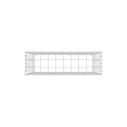 Add-on schanskorf type 3 100 cm x 100 cm x 30 cm (L x H x D), maaswijdte 10 cm x 10 cm, C-ring