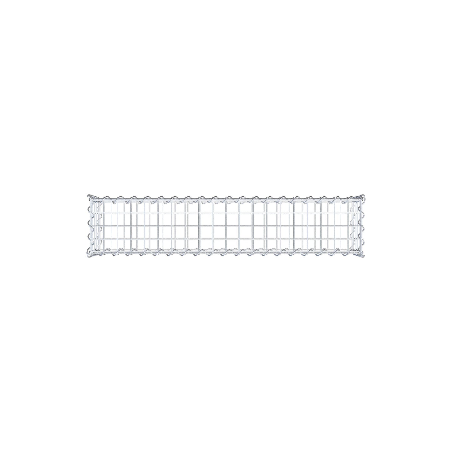 Schanskorf 100 cm x 20 cm x 20 cm (L x H x D), maaswijdte 5 cm x 5 cm, spiraalvormig