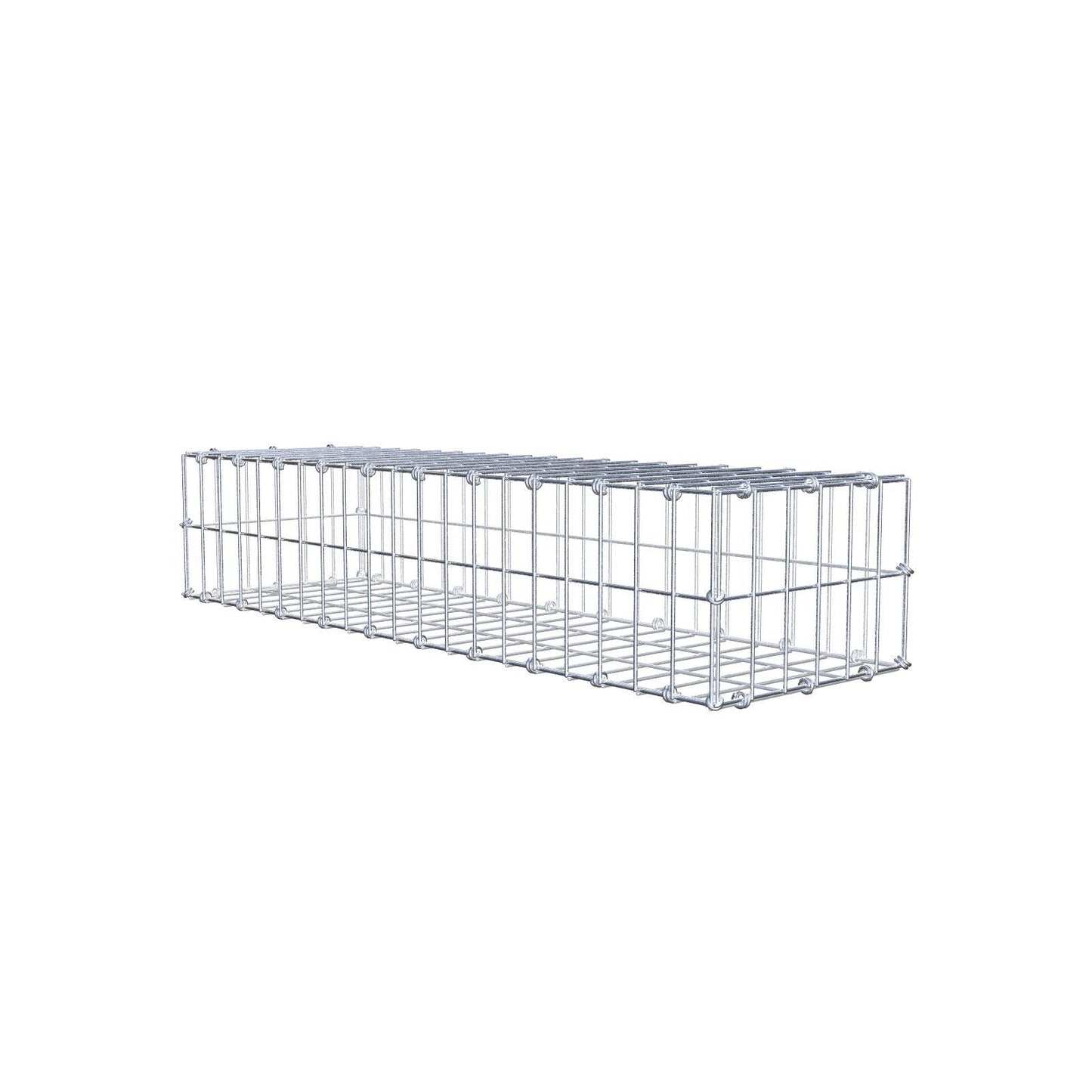 Schanskorf 100 cm x 20 cm x 30 cm (L x H x D), maaswijdte 5 x 10 cm, spiraalring