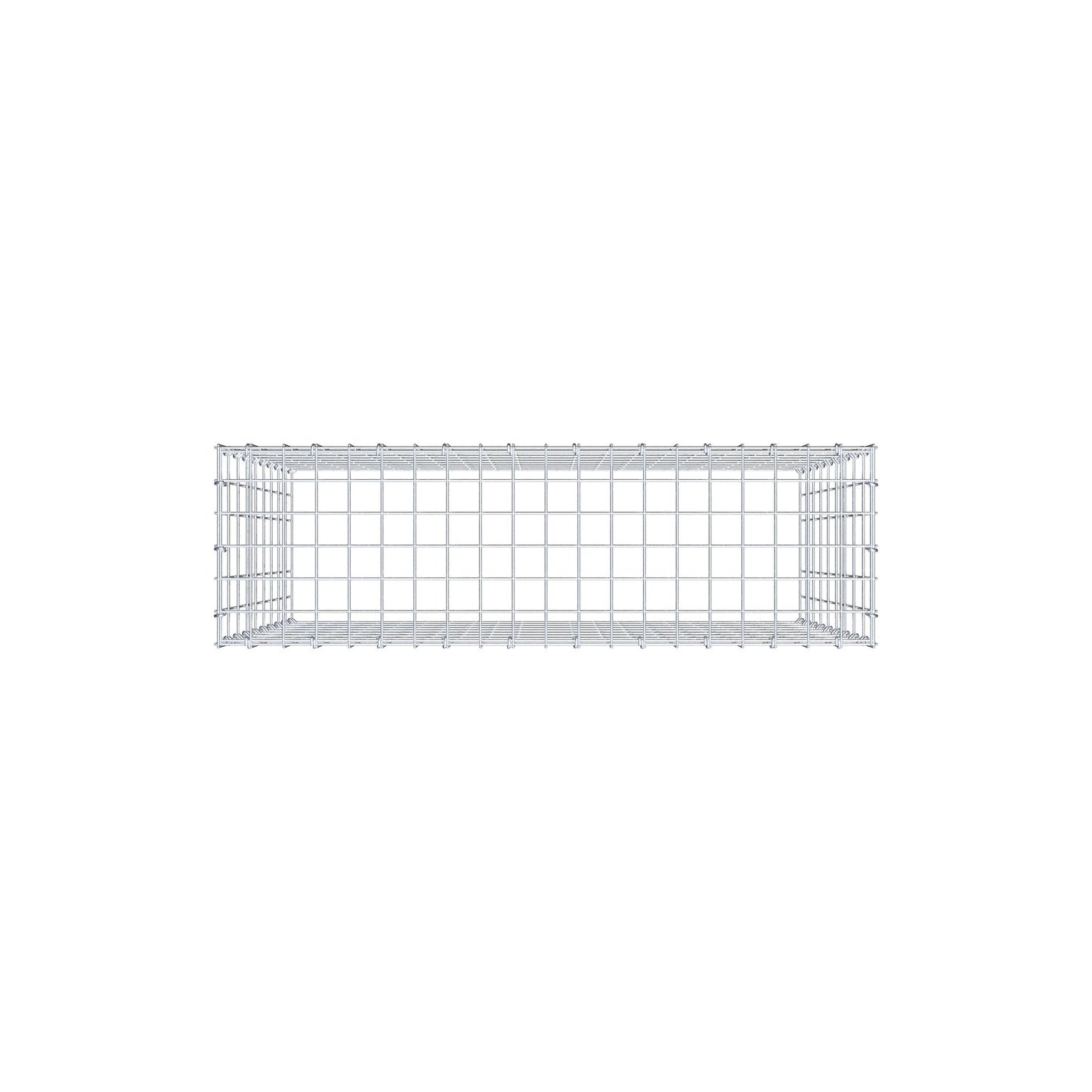 Type 3 oplegkorf 100 cm x 90 cm x 30 cm (L x H x D), maaswijdte 5 cm x 10 cm, C-ring