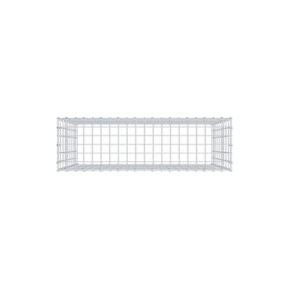 Type 3 oplegkorf 100 cm x 90 cm x 30 cm (L x H x D), maaswijdte 5 cm x 10 cm, C-ring