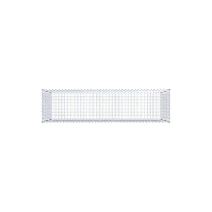 Gabbione 200 cm x 100 cm x 50 cm (L x H x P), maglia 5 cm x 5 cm, spirale
