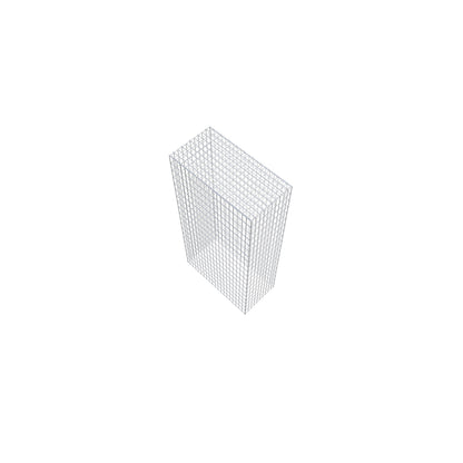 Fourche rapportée type 3 200 cm x 100 cm x 50 cm (L x H x P), mailles 5 cm x 10 cm, anneau en C