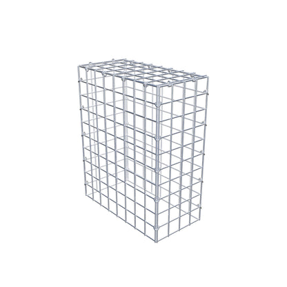 Toegevoegde pool type 3 50 cm x 40 cm x 20 cm (L x H x D), maaswijdte 5 cm x 5 cm, C-ring