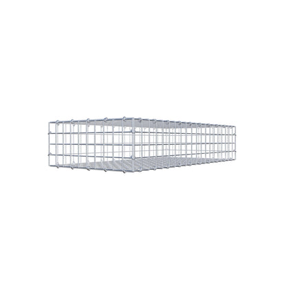 Gabião 100 cm x 20 cm x 50 cm (C x A x P), malhagem 5 cm x 5 cm, anel C