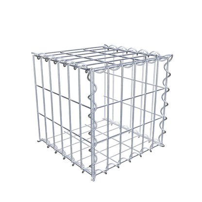 Gabião tipo 2 30 cm x 30 cm x 30 cm (C x A x P), malhagem 5 cm x 10 cm, espiral